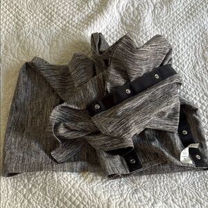 Lululemon Vinyasa Scarf/ wrap Gray Wee Space Dye